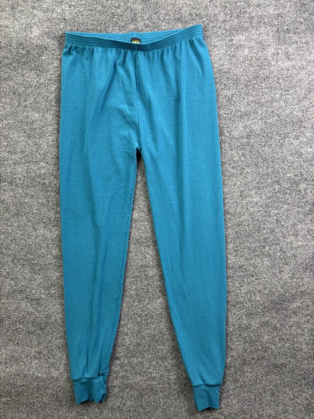 Vintage REI Leggings Womens XL Blue Mid Rise Ankle Base Layer‎ Pants Thermal